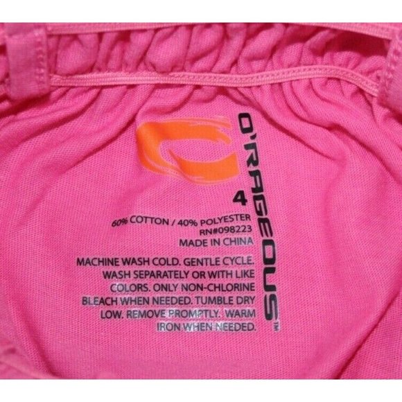 ORageous Girls Toddler Coverup Tunic Sundress (Size 4) Azalea Pink - Picture 5 of 5